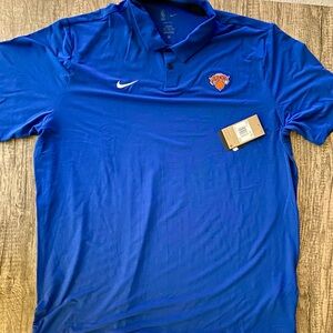 Nike NY Knicks Royal Blue Men's Polo Shirt